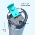 thumbnail image 4 of Bubba Water Bottle, 24 Oz, Stainless Steel, Vacuum Insulated Leakproof, DualSip 2-Way Lid, Daydreamin', 4 of 10