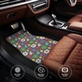 thumbnail image 6 of Vsdgher Daisies Flowers Car Foot Mat Set of 4 Pieces Universal Floor Liner Car Accessories Fits Most Cars, Trucks, Vans, sedans, SUV, 6 of 7