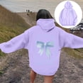 thumbnail image 1 of Women Sweatshirts Women's Hoodie Sweatshirt with Pocket for Everyday Comfort and Casual Style Purple M, 1 of 6