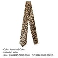 thumbnail image 2 of 2 Pcs Cravate Motif Zèbre Léopard Cravate Premium Confortable, 2 of 3