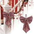 thumbnail image 6 of Extra Large Festive Bow with Flowing Ribbon for Door Hanging Ornament and Home Décor, 6 of 6