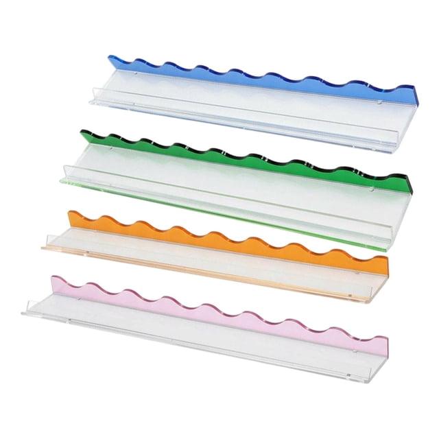 Fiocias 4Pcs Mahjong Racks Mahjong Tile Racks Easy to Use Party Club Events Family Gatherings Comfort Festivals Gift Creative Acrylic