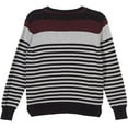 thumbnail image 2 of Adam Baker Viero Richi Boys 2360 Button-up Cotton Knit Sweater Cardigan - Burgundy/Grey - 12, 2 of 2