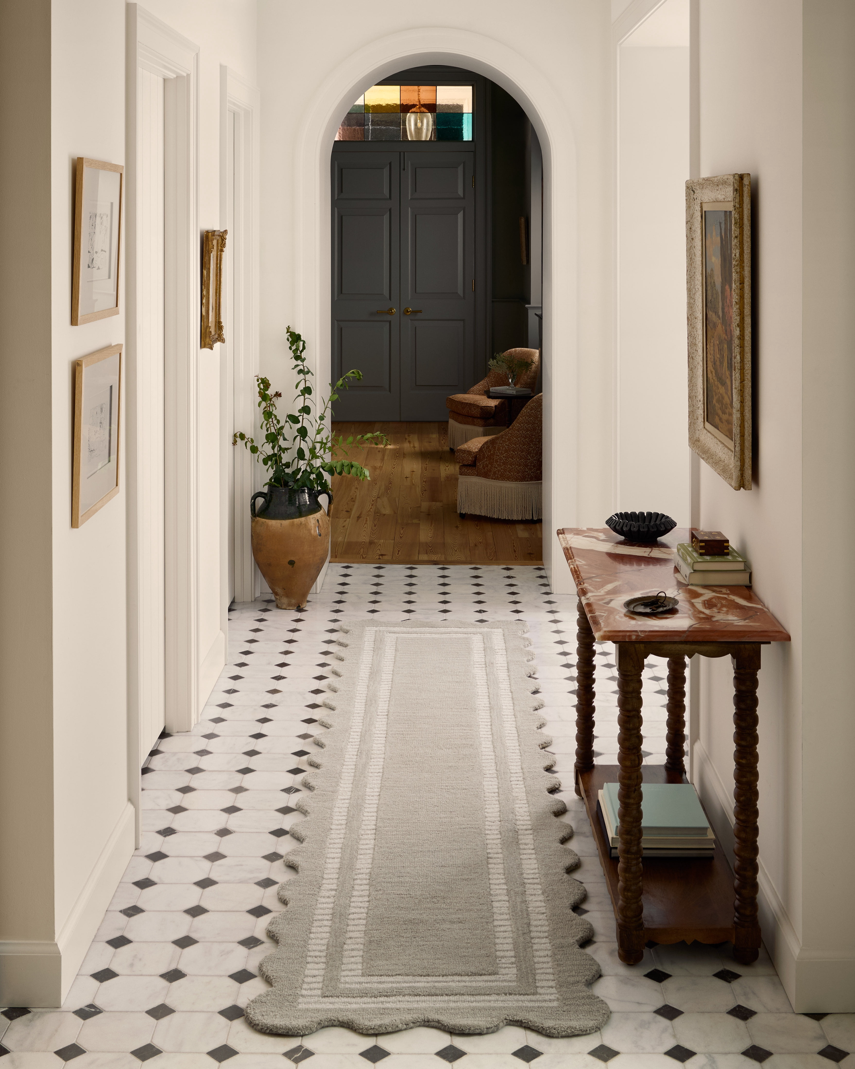 Chris Loves Julia x Loloi Scottie Fog / Ivory 9'-3" x 13' Area Rug
