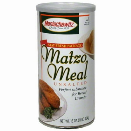 MANISCHEWITZ MATZO MEAL DAILY CANISTER-16 OZ -Pack of 12