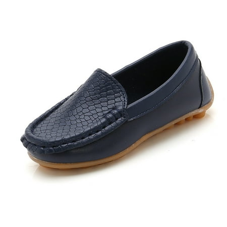 Generic Toddler Baby Girls Boys Soft Slip On Loafers Dress Flat Shoes Boat Shoes Casual Comfortable Breathable Shoes Autumn Winter Clothes for Home Outdoor Indoor3.5-4 Years Green