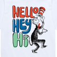 thumbnail image 3 of Dr. Seuss - Cat in the Hat Hello Hey Hi - Toddler And Youth Short Sleeve Graphic T-Shirt, 3 of 6