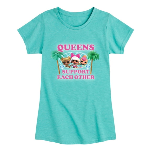 Lol Surprise! - Queens Support Each Other - Toddler & Youth Girls Short Sleeve Graphic T-Shirt