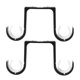 thumbnail image 1 of 2 Unids Cortina Rod Soporte Accesorios Cortina de Cortina Doble Rod Punto de Punto Soporte de varilla, 1 of 6