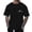 Black, variant on Afdoent Mens T-Shirt Male Raglan Sleeve Letter Print Short Sleeve Crew Neck T Shirt Floral Fashion Trend Bottoming Shirt Comfort Tee Shirts