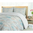 thumbnail image 5 of Ambesonne Nautical Duvet Cover Set, Pastel Toned Seashells, 2-Calking, Tan Turquoise White, 5 of 7