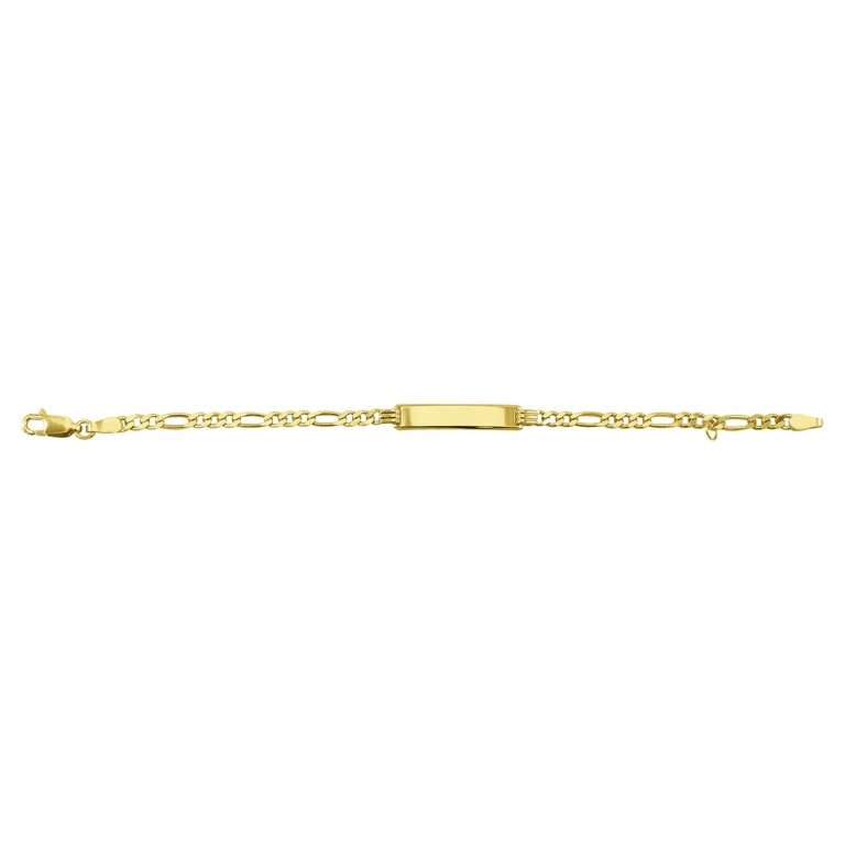 Children's id bracelet 14k yellow gold deals