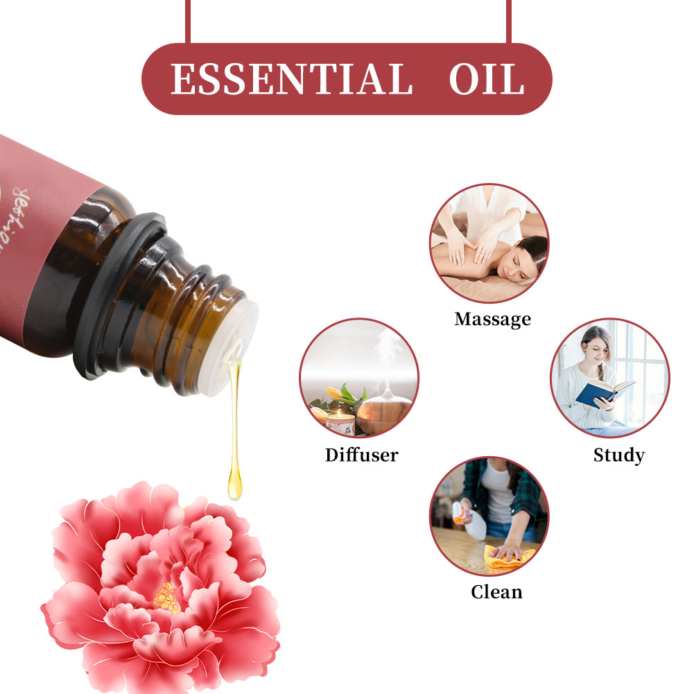 Yethious Peony Essential Oil 100% Pure, Undiluted, Natural