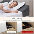 thumbnail image 4 of Almohada en forma de cuña Vekkia King para rellenar huecos en la cabecera, 4 of 6