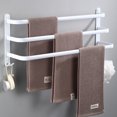 thumbnail image 1 of nipocaio Bathroom Towel Rack, Towel Bars Wall Mounted white, 1 of 4