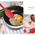 thumbnail image 4 of Juego de espátulas de silicona de grado alimenticio, espátula antiadherente resistente al calor, utensilios de cocina para cocinar y hornear, 3 uds., 4 of 7