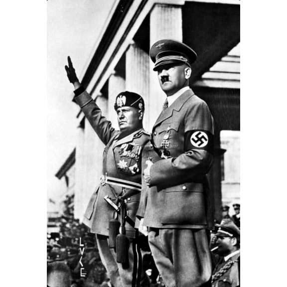 Benito Mussolini History (18 x 24)