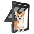 thumbnail image 4 of Puerta pequea para perros, puerta de malla para mascotas, plástico duradero de color negro pequeo para suministro de mascotas para perros y gatos ANGGREK CB2110, 4 of 8
