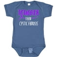 thumbnail image 3 of Inktastic Tougher Than Cystic Fibrosis Boys or Girls Baby Bodysuit, 3 of 5