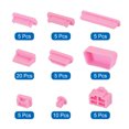 thumbnail image 2 of Unique Bargains 65pcs Laptop Port Duct Cover 13 Types Plugs Cap for Notebook Laptop PC Computer, USB/VGA/Audio Jack/SD, Pink, 2 of 7