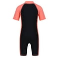 thumbnail image 2 of Zaldita Kids Boys Girls Rash Guard Swimsuit One Piece Swimwear Zipper Wetsuit UPF 50+UV Sun Protection Watermelon Red&Black 6, 2 of 7