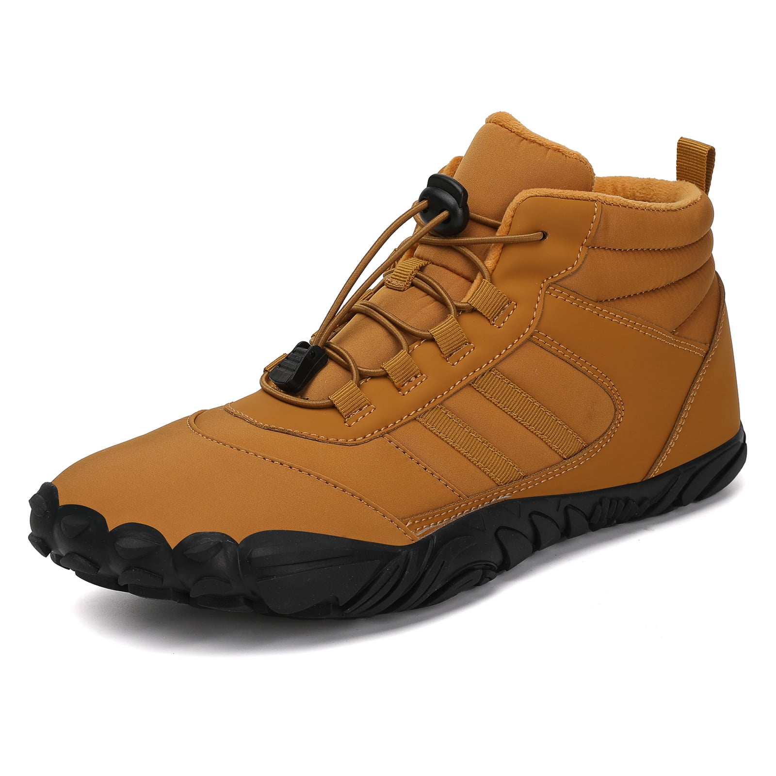 Cyiecw Barefoot Shoe Men Women Minimalist Trail Running Barefoot Sneakers Waterproof Hi top Hiking Boots Wide Toe Box Cross Training Shoes Zero Drop Sole Walmart