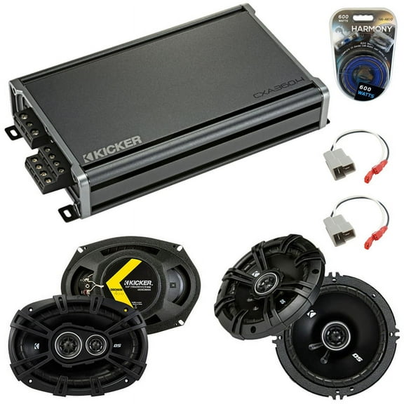 Fits Hyundai Tiburon 2003-2008 Speaker Upgrade Kicker DSC65 DSC693 & CXA360.4