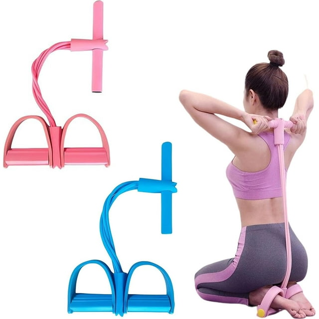 2026 Exercice de Mode Extracteur, Dispositif de Résistance à la Pédale à 8 Tubes, Bandes de Résistance Multifonctions, Extracteur de Cheville en Caoutchouc Naturel pour Entraînement de Force, Amincissement de la Taille, des Bras et des Jambes