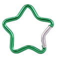thumbnail image 1 of Aluminum Alloy Outdoor Star Shaped Spring Snap Locking Carabiner Clip Keychains For Backpack Camping Hiking Traveling Rubber Pad, 1 of 2