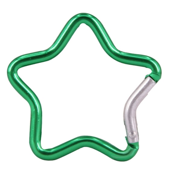 Aluminum Alloy Star Shaped Carabiner Lightweight Secure for Outdoor Use