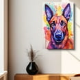 thumbnail image 4 of Belgian Malinois Canvas Wall Art Famous Oil Paintings Monets Watercolor Dog Canvas Funny Dog Canvas Floral Print Abstract Farmhouse Gallery Aesthetic Room Decor for Bedroom Bathroom, 4 of 6