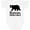 AA-White, variant on Inktastic Bozeman, Montana Black Bear Silhouette Boys or Girls Baby Bodysuit