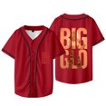 thumbnail image 2 of GloRilla Big Glo Veste de Baseball Tee The Glorious Tour Merch Cosplay Unisexe T-Shirts à Manches Courtes, Style 4,TTG, 2 of 6