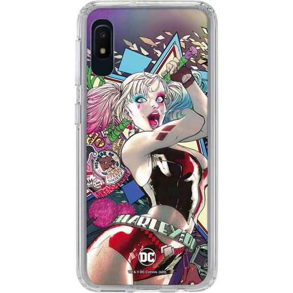 Skinit DC Comics Colorful Harley Quinn Galaxy A10e Clear Case