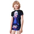 thumbnail image 2 of Undertale Boys 2-Piece Swimsuit Set, Short Sleeve Rash Guard & Swim Trunks, 2 of 7