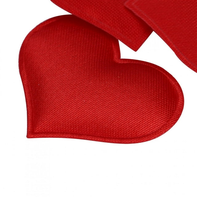 Decoración de la forma de corazón, 500 piezas decoración de bodas de bricolaje artesanías hechas un mano accesorios para el cabello 5 colores elige que