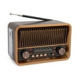 thumbnail image 2 of Portable Radio FM AM SW Multi-Band Vintage Radios Wireless Bluetooth Speaker Support USB/TF MP3 Playback, 2 of 3