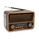 thumbnail image 2 of Radio Portátil FM AM SW Radios Vintage Multibanda Altavoz Inalámbrico Bluetooth Compatible con para Reproducción de MP3 USB/TF, 2 of 5