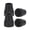 Black, variant on SupreGear Cane Tips, 4-Pack, 1-Inch Heavy-Duty Non-Slip Rubber Replacement Caps for Walking Sticks,Black
