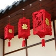thumbnail image 4 of 2 Piece Red Chinese Lanterns, Decorations for Chinese New Year,Chinese Spring Festival,Wedding Celebration Decor,Small, 4 of 6