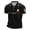 Black, variant on Men's Italian Short Sleeve Polo Shirt Classic Breathable Knit Business Casual Wear,Black,S