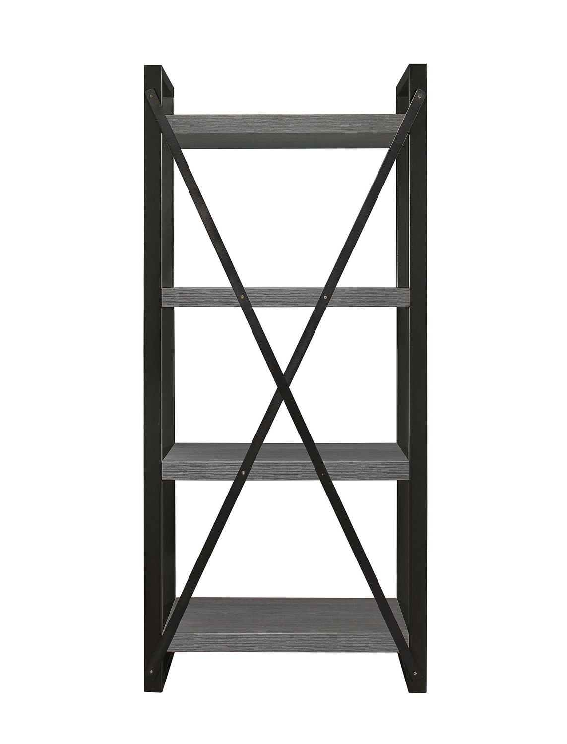 Topline Home Furnishings 4-Shelf Bookcase/Side Pier