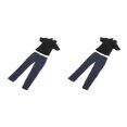 thumbnail image 1 of stanreset Sleek Coat Pants Shirt Set for 12 Male Figure Body Figure s Look Short T suit 2Set, 1 of 6