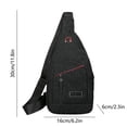 thumbnail image 3 of Fiudx Elegante Bolso Bandolera con Diseño de Rombos Bordados, Fabricado En Poliéster Impermeable, Correas Ajustables para Todos Los Tamaños, Versátil para El Trabajo y El Ocio, Ideal para Amantes de, 3 of 6