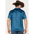 thumbnail image 4 of Rank 45 Men's 45&Reg; Southwestern Polo Teal X-Large  US, 4 of 4