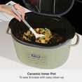 thumbnail image 6 of Thyme & Table 6QT Programmable Slow Cooker, Eucalyptus Green, 6 of 14