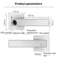 thumbnail image 4 of LSLJS Smart Door Lock, Keyless Fingerprint, Fingerprint Lock, Easy Install, Keyless Entry Front Door Lock with Fingerprint, Great for Home, Apartment, Hotel And Office, Door Lock, 4 of 7