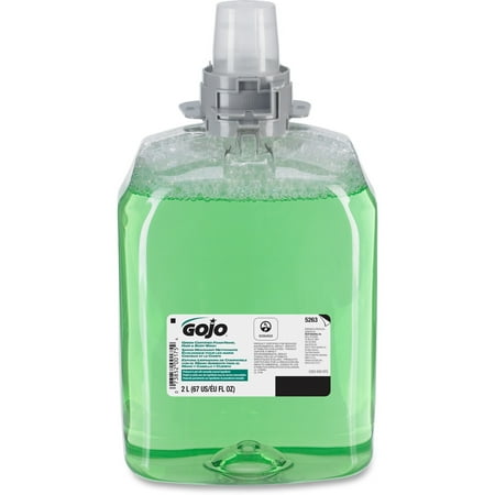 Gojo&reg;, GOJ526302, Melon Foam Hair/Body Wash Refill, 2 / Carton, Clear,Green, 67.6 fl oz (2 L)