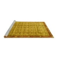 thumbnail image 2 of Ahgly Company Machine Washable Indoor Rectangle Persian Yellow Traditional Area Rugs, 7' x 9', 2 of 4