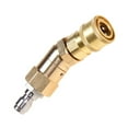 thumbnail image 2 of Bgsha Copper Quick Connector Kit for High Pressure Cleaners: Adjustable Elbow Fittings, 2 of 6